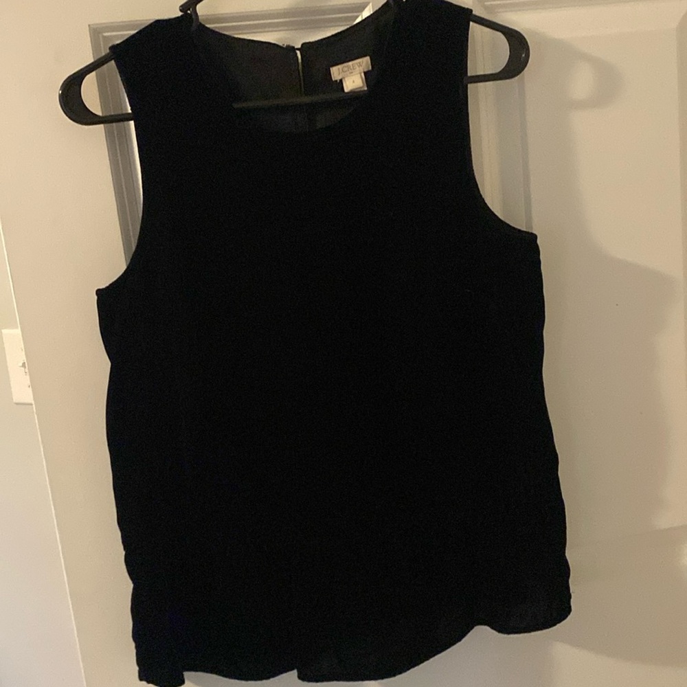 jcrew velour shirt